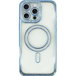 Vivid Magsafe Strass And Glitter Case Apple Iphone 16 Pro Max Transparent - (CS-Mgs TR- 2409003)