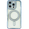 Vivid Magsafe Strass And Glitter Case Apple Iphone 16 Pro Transparent - (CS-Mgs TR- 2409002)