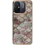 Vivid Mermaid Scale Silicone Case Xiaomi Redmi 12C Rose Gold - (CS-Fshn BLK-2403008)