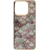 Vivid Mermaid Scale Silicone Case Xiaomi Redmi 12C Rose Gold - (CS-Fshn BLK-2403008)