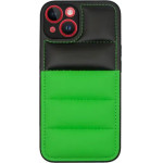 Vivid Puffer Back Cover Apple Iphone 14 Green/Black - (CS-Nf Case 1-2403001)