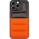 Vivid Puffer Back Cover Apple Iphone 15 Pro Orange/Black - (CS-Nf Case-2403002)