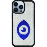 Vivid Sequin Case Apple Iphone 13 Pro Max Silver/Blue - (CS-Fshn Glt 9-2403003)