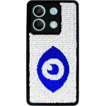 Vivid Sequin Case Redmi Note 13 5G Silver/Blue - (CS-Fshn Glt 9-2403011)