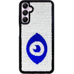 Vivid Sequin Case Samsung Galaxy A05s Silver/Blue - (CS-Fshn Glt 9-2403013)