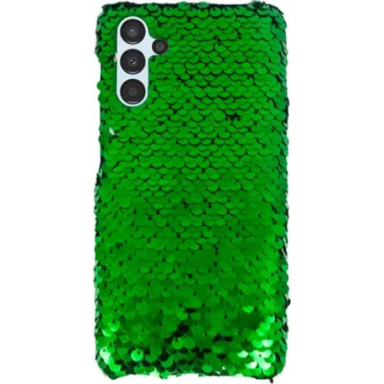 Vivid Sequin Case Samsung Galaxy A13 5G Green - (CS-Fshn Glt 10-2403006)
