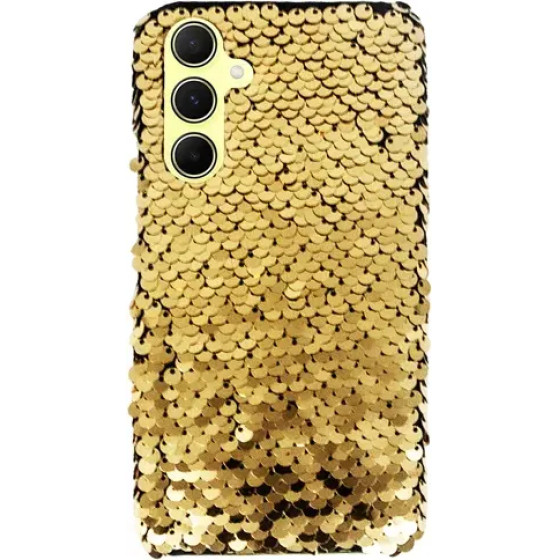Vivid Sequin Case Samsung Galaxy A55 5G Gold - (CS-Fshn Glt 8-2403006)