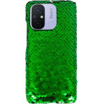 Vivid Sequin Case Xiaomi Redmi 12C Green - (CS-Fshn Glt 10-2403008)