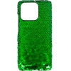 Vivid Sequin Case Xiaomi Redmi 12C Green - (CS-Fshn Glt 10-2403008)