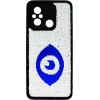 Vivid Sequin Case Xiaomi Redmi 12C Silver/Blue - (CS-Fshn Glt 9-2403019)