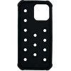 Vivid Silicone Pins Case Apple Iphone 15 Pro Black - (CS-Pbrd 1-2403004)