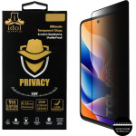 Idol 1991 Tempered Glass Tcl 605/60 Se 6.67'' 9H 0.25mm Privacy Antispy Semi Curved Full Glue BLACK - (5205308384318)