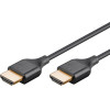 Goobay ������� Hdmi �� Ethernet, slim, 4K/60Hz, 18 Gbps, 3m, ����� - (75295)