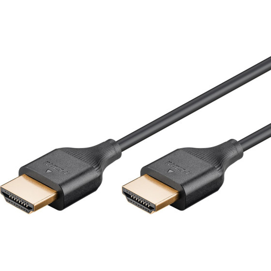 Goobay ������� Hdmi �� Ethernet, slim, 4K/60Hz, 18 Gbps, 5m, ����� - (75296)