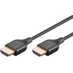 Goobay ������� Hdmi �� Ethernet, slim, 8K/60Hz, 48 Gbps, 0.5m, ����� - (75297)
