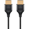 Goobay ������� Hdmi �� Ethernet, slim, 8K/60Hz, 48 Gbps, 0.5m, ����� - (75297)