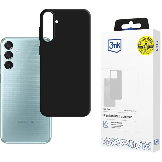 3MK Protection 3MK Matt Case For Samsung Galaxy M16 5G - Black - (W-3MatCas-SGm165G-0)
