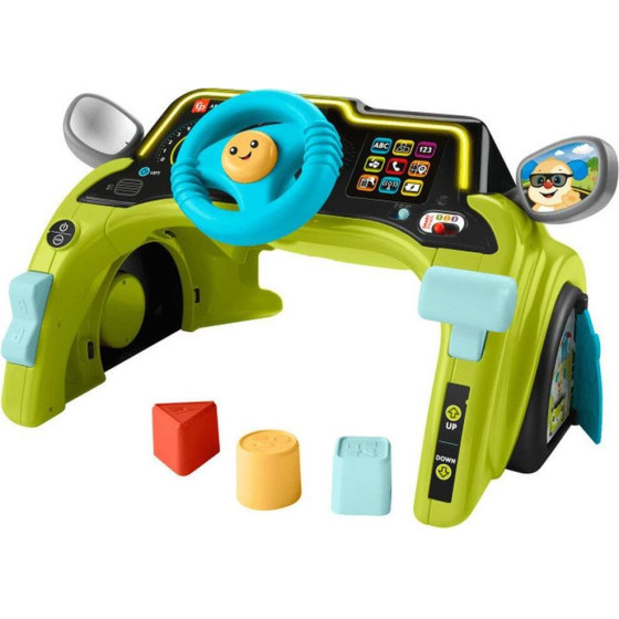 Fisher-Price Laugh Learn - Sit Steer Driver (English, Greek Turkish Language) (HYR91)