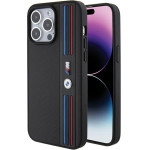 BMW - Leather Tricolor M Collection - Iphone 15 Pro - Black - (BMHCP15L22PPMK)
