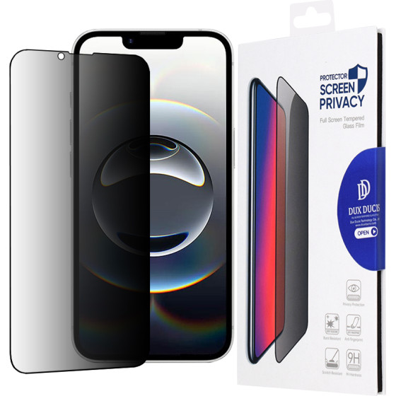 Dux Ducis - Tempered Glass Privacy - Iphone 16e - Black