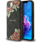 Guess - Hardcase 4G Flower Print Magsafe - Iphone 16e - Black - (GUHMPSE4P4ROPEMCK)