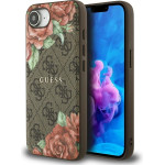 Guess - Hardcase 4G Flower Print Magsafe - Iphone 16e - Brown - (GUHMPSE4P4ROPEMCW)