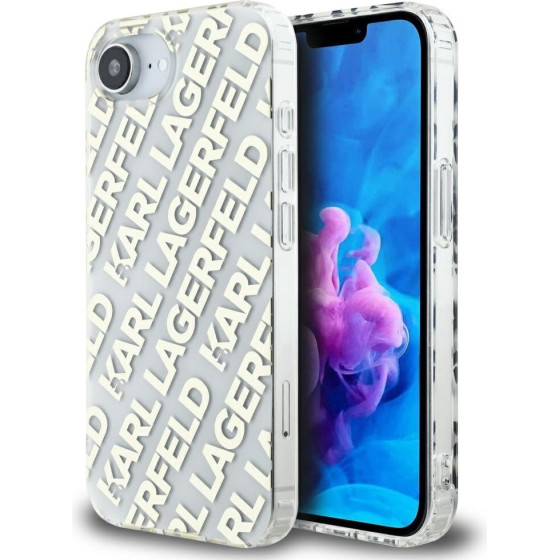 Karl Lagerfeld - Iml Luxury - Iphone 16e - Gold Fullover Logo - (KLHCPSE4HKFOEMD)