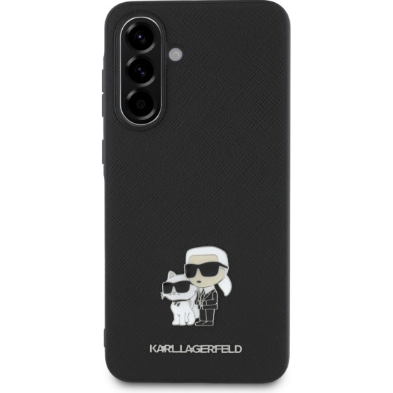 Karl Lagerfeld - Saffiano - Samsung Galaxy A36 5G - Karl&Choupette Metal Pin - (KLHCSA36PSAKCMPK)