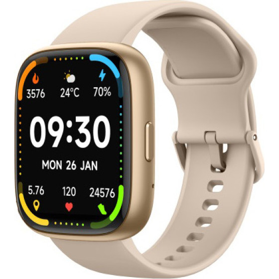 MaxCom Smartwatch Ecowatch 6 1.83'' 300 Mah IP68 �� ���������� ������� Gold - (EW06)