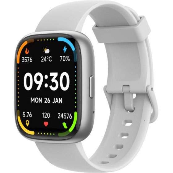 MaxCom Smartwatch Ecowatch 6 1.83'' 300 Mah IP68 �� ���������� ������� Silver - (EW06)