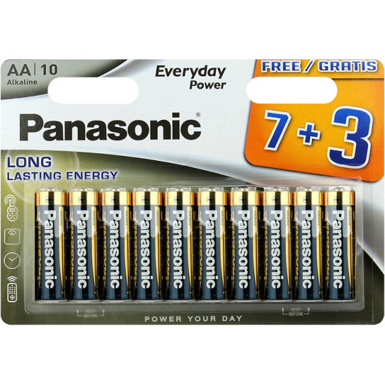 Panasonic Everyday Power Size Aa ���. 7+3 - (LR6EPS/10BW)