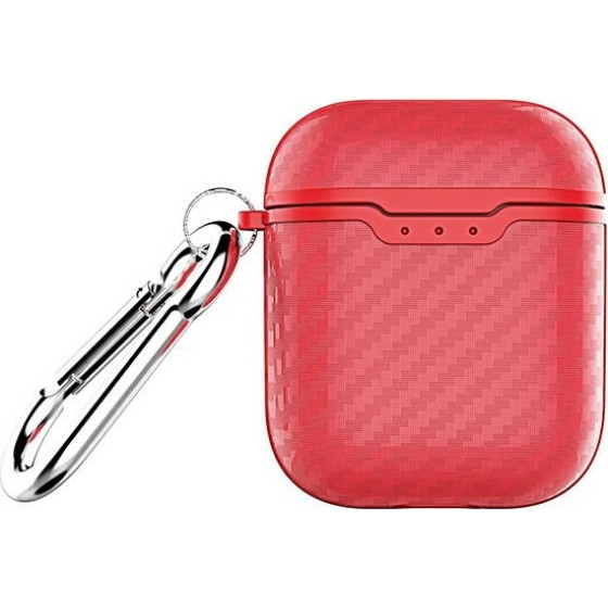 Beline AirPods Carbon Cover Air Pods 1/2czerwony /red