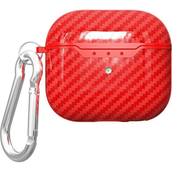 Beline AirPods Carbon Cover Air Pods 4czerwony /red