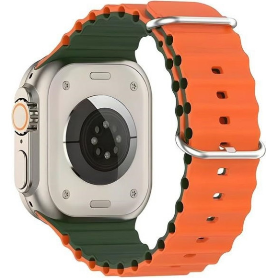 Beline Apple Watch Silicone Waves Strap38/40/41mm Green-Orange Box