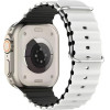 Beline Apple Watch Silicone Waves Strap 38/40/41mm White-Black Box