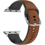 Beline Apple Watch Strap Silico Leather42/44/45/49mm Brown-Black/Brown-Black Box