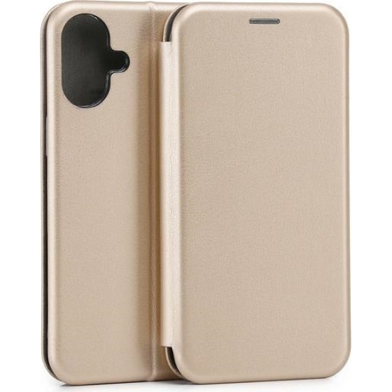 Beline Book Magnetic iPhone 16 Plus 6.7'' Case Gold