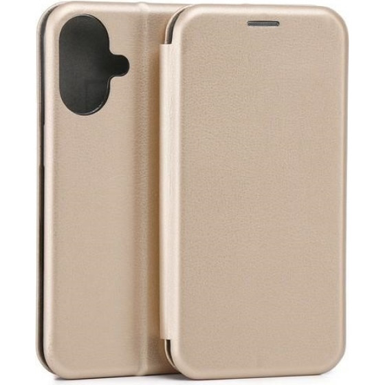 Beline Book Magnetic iPhone 166.1'' Case Gold/Gold
