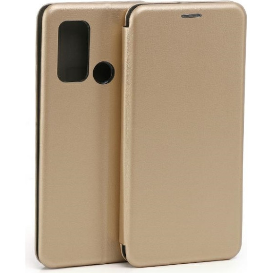 Beline Book Magnetic Moto G60 Case Gold