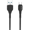 Beline Cable 25W USB-A/USB-C 1m black - (BLNCBC01)