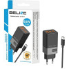 Beline Charger 2x USB-C + 1x USB 65W + USB-C cable black/black PD 3.0 + QC 3.0 BLN3CB65C GaN - (BLN3CB65C U65 PD+QC 65W)