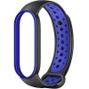 Beline Design Mi Band 7/6/5 strap black-blue