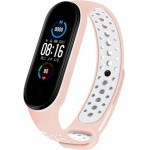 Beline Design Mi Band 7/6/5 strap pink-white