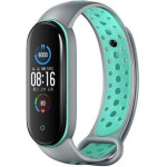 Beline Design Mi Band 7/6/5 strap gray-green / gray-green
