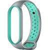 Beline Design Mi Band 7/6/5 strap gray-green / gray-green