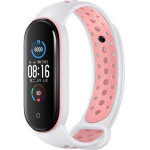 Beline Design Mi Band 7/6/5 strap white-pink