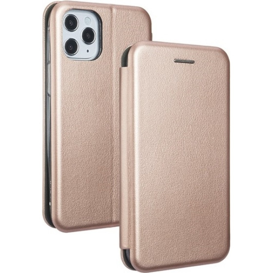 Beline Etui Book Magnetic iPhone 12mini rozowo-zloty/rosegold