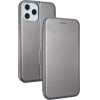 Beline Etui Book Magnetic iPhone 12Pro Max 6,7'' stalowy/steel