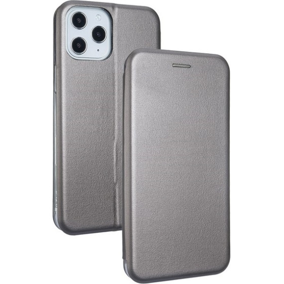 Beline Etui Book Magnetic iPhone 12Pro Max 6,7'' stalowy/steel