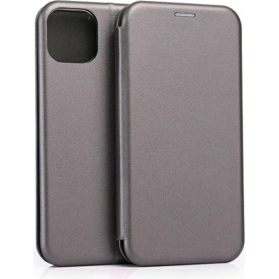 Beline Etui Book Magnetic iPhone 15 Plus6,7'' stalowy/steel